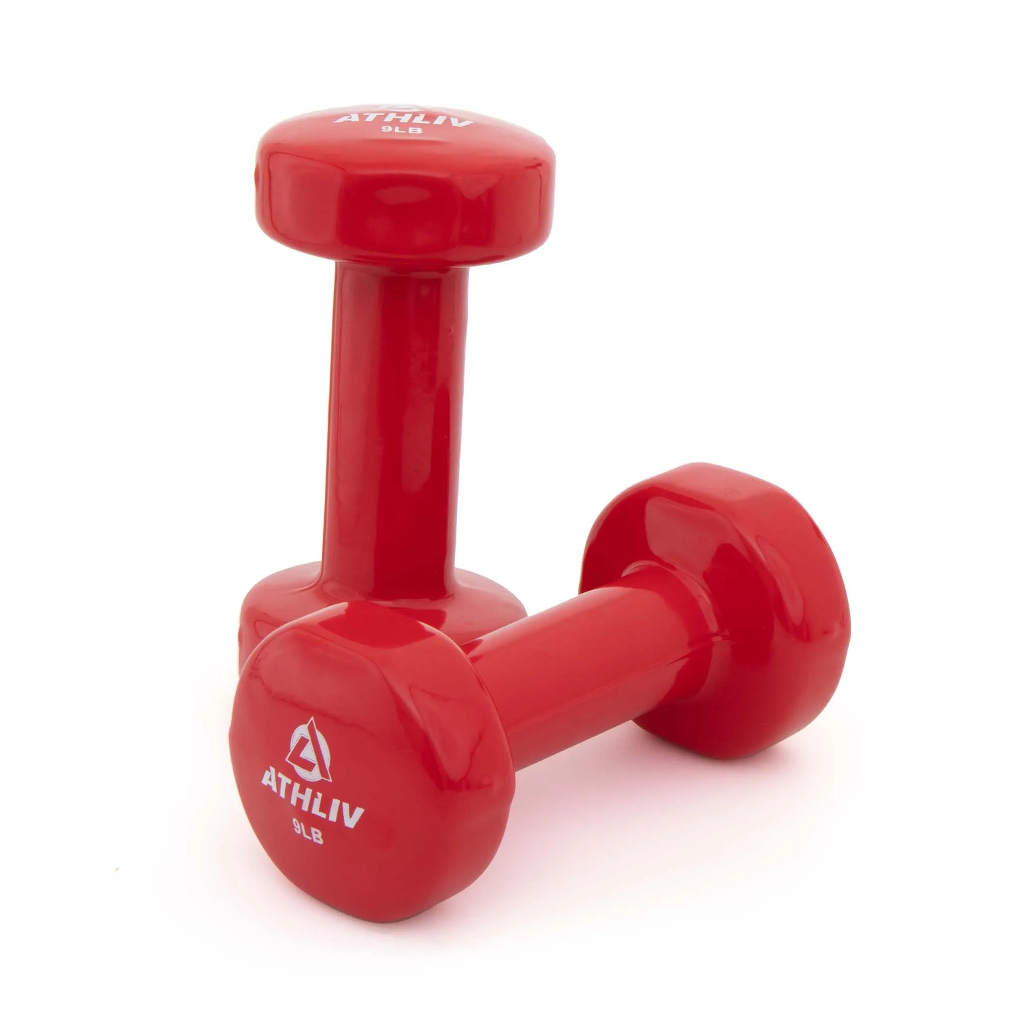 ATHLIV - Cast PVC Dumbbells Pr - 4kg Smai