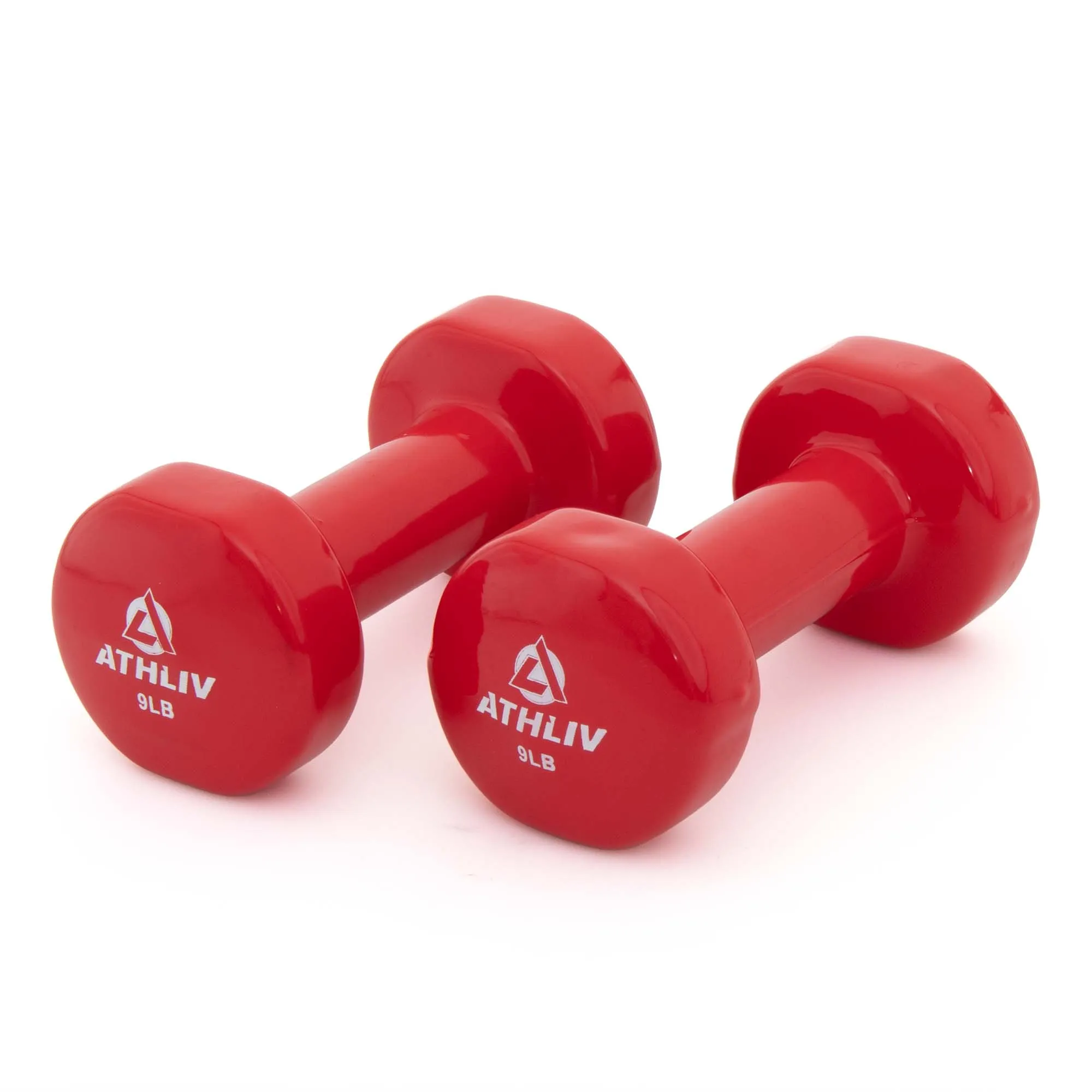 ATHLIV - Cast PVC Dumbbells Pr - 4kg Smai