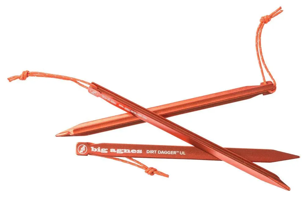 Big Agnes | Dirt Dagger UL Tent Stakes: Pack of 6