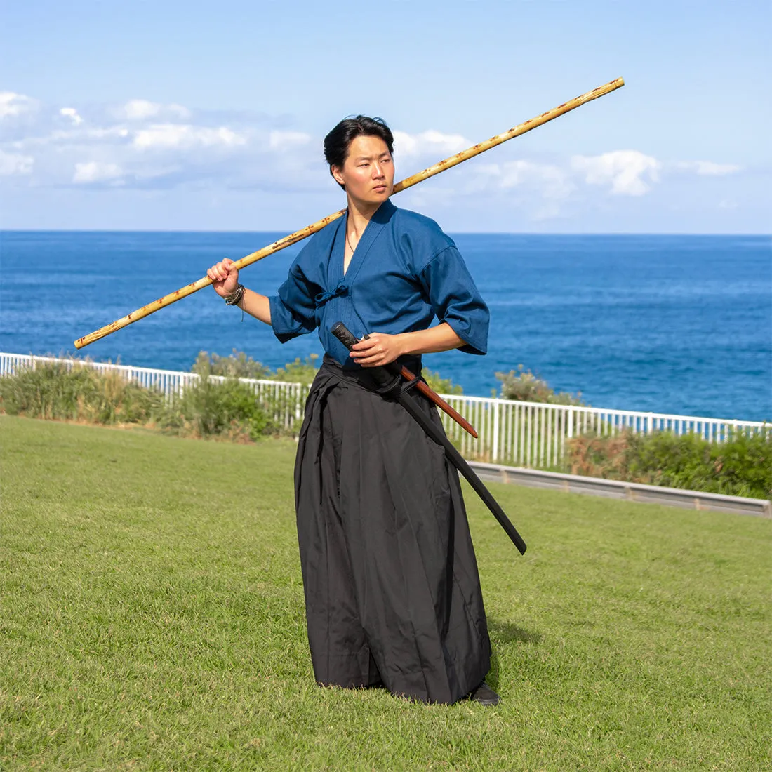 Bo Staff - Rattan Burnt 5ft 6ft Smai