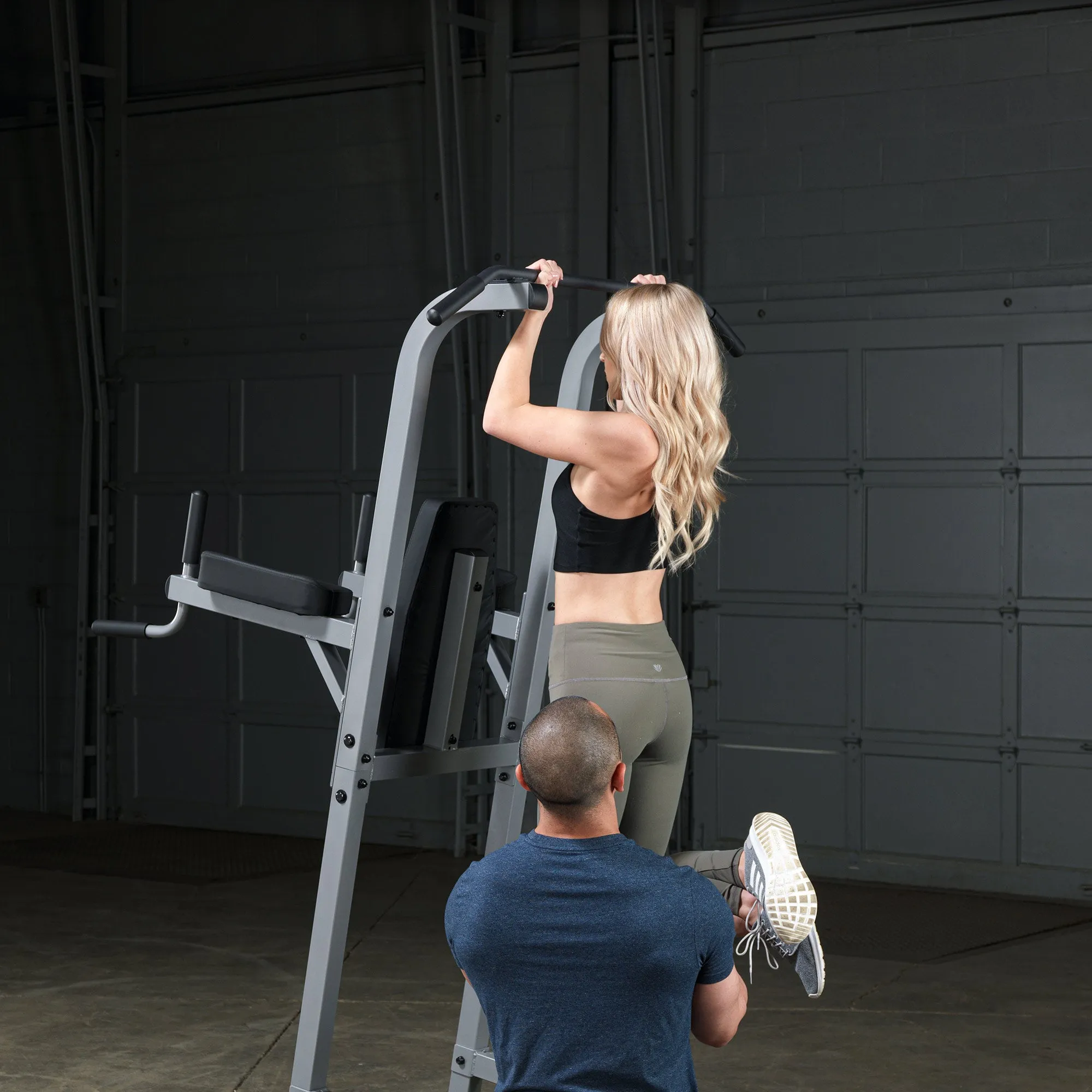 Body Solid Vertical Knee Raise DIP Pull Up