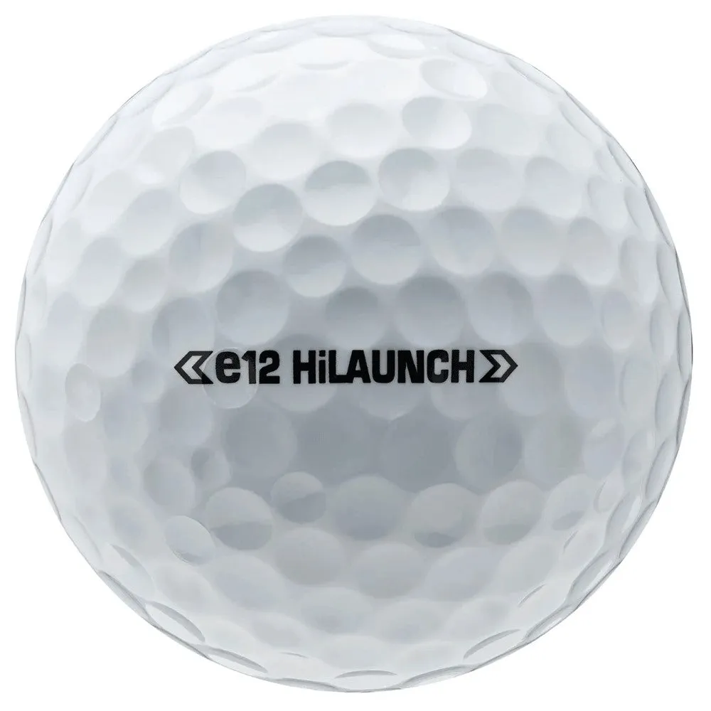 Bridgestone e12 High Launch Golf Balls - White - 12 Pack