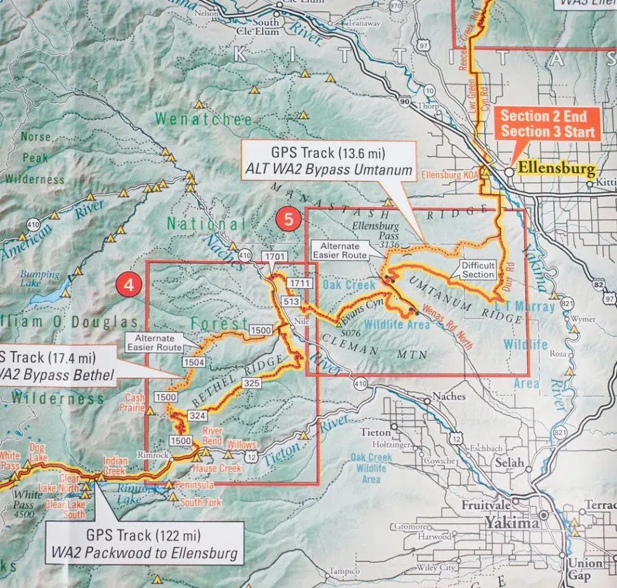 Butler Maps | California-North Backcountry Discovery Route Map  V1
