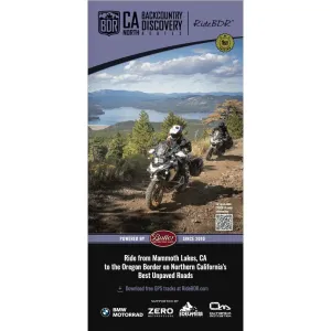 Butler Maps | California-North Backcountry Discovery Route Map  V1