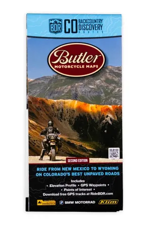 Butler Maps | Colorado Backcountry Discovery Route (COBDR) Map  Third Edition