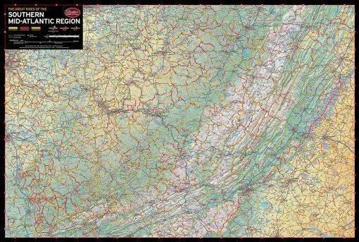 Butler Maps | Southern Mid-Atlantic States G1 map