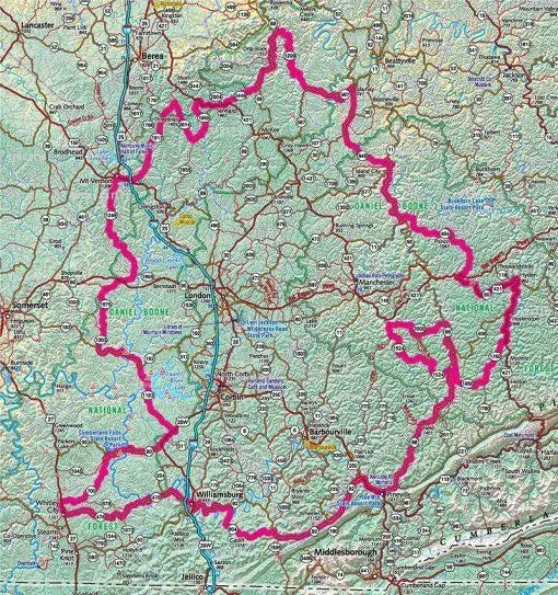 Butler Maps | Southern Mid-Atlantic States G1 map