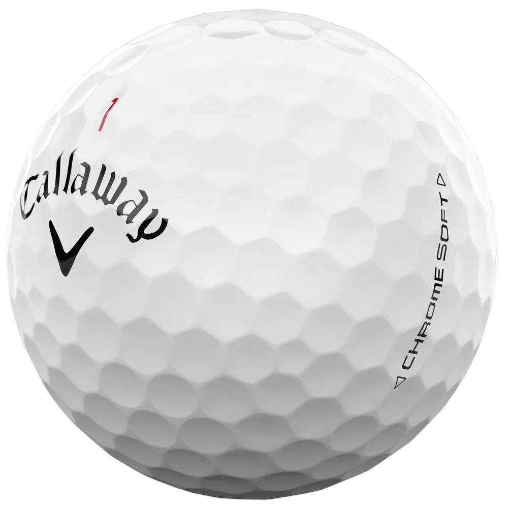 Callaway Chrome Soft White Personalised Logo
