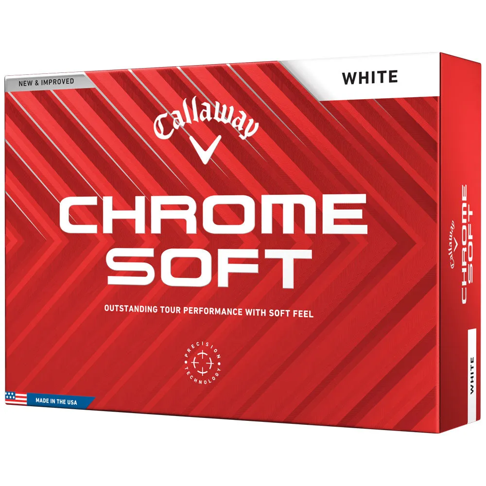 Callaway Chrome Soft White Personalised Logo