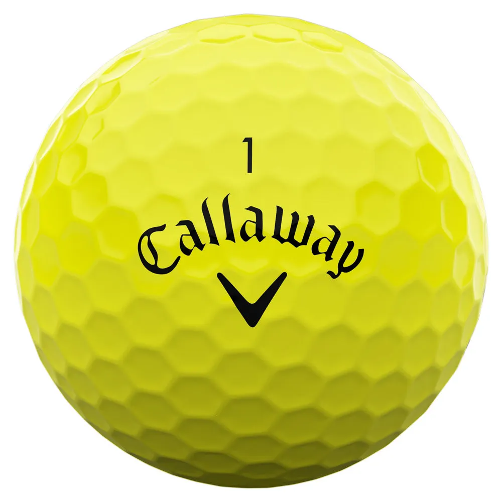 Callaway Supersoft Golf Balls - Yellow - 12 Pack