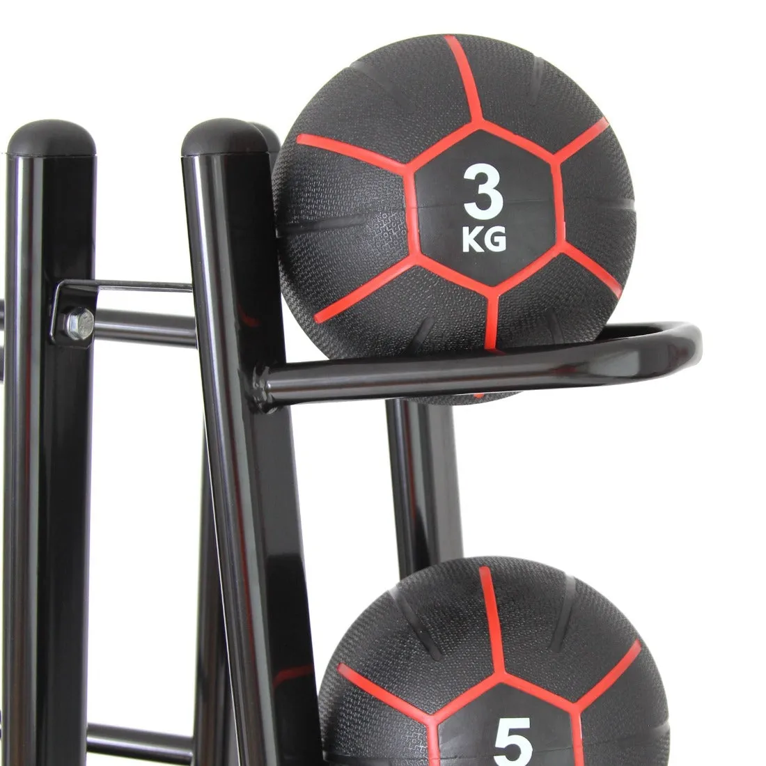 Commercial Medicine Ball Set 48kg with Storage Rack Smai