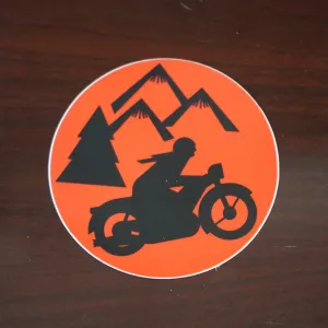 Dork in the Road Circle Logo Sticker