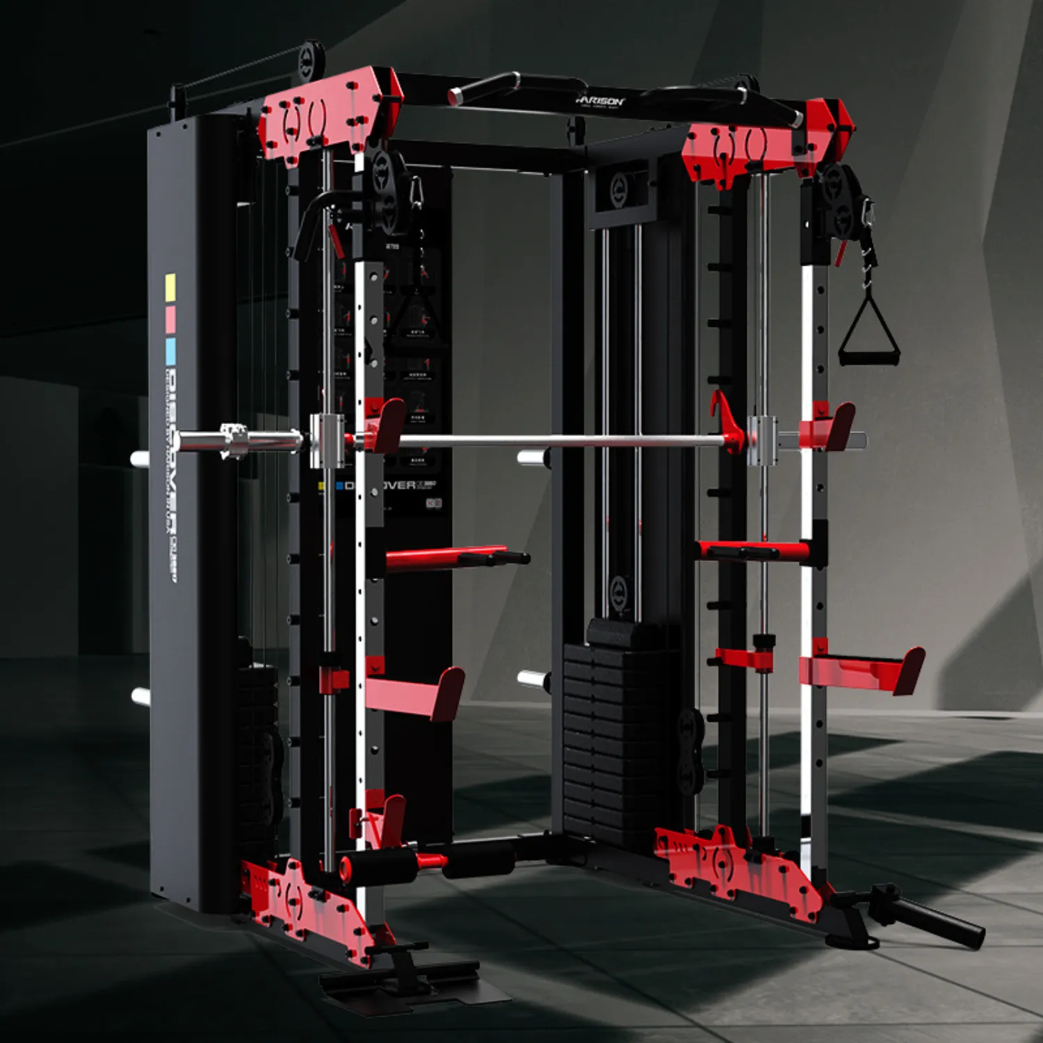 Harison Discover HR-G30817 Pin Loaded Cable Functional Trainer   Smith Machine   Squat Rack