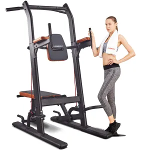 Harison HR-408 VKR Power Tower with Foldable Bench