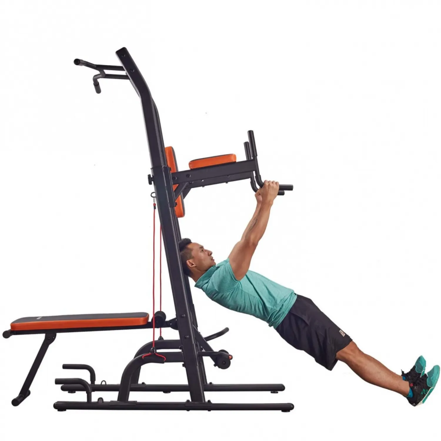 Harison HR-408 VKR Power Tower with Foldable Bench