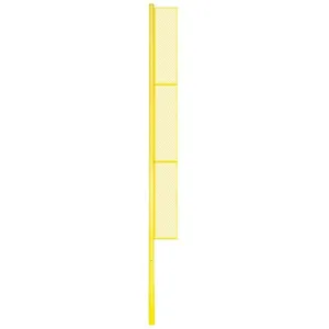 Jaypro Baseball Foul Poles - Professional (30') - (Yellow) BBFP-30