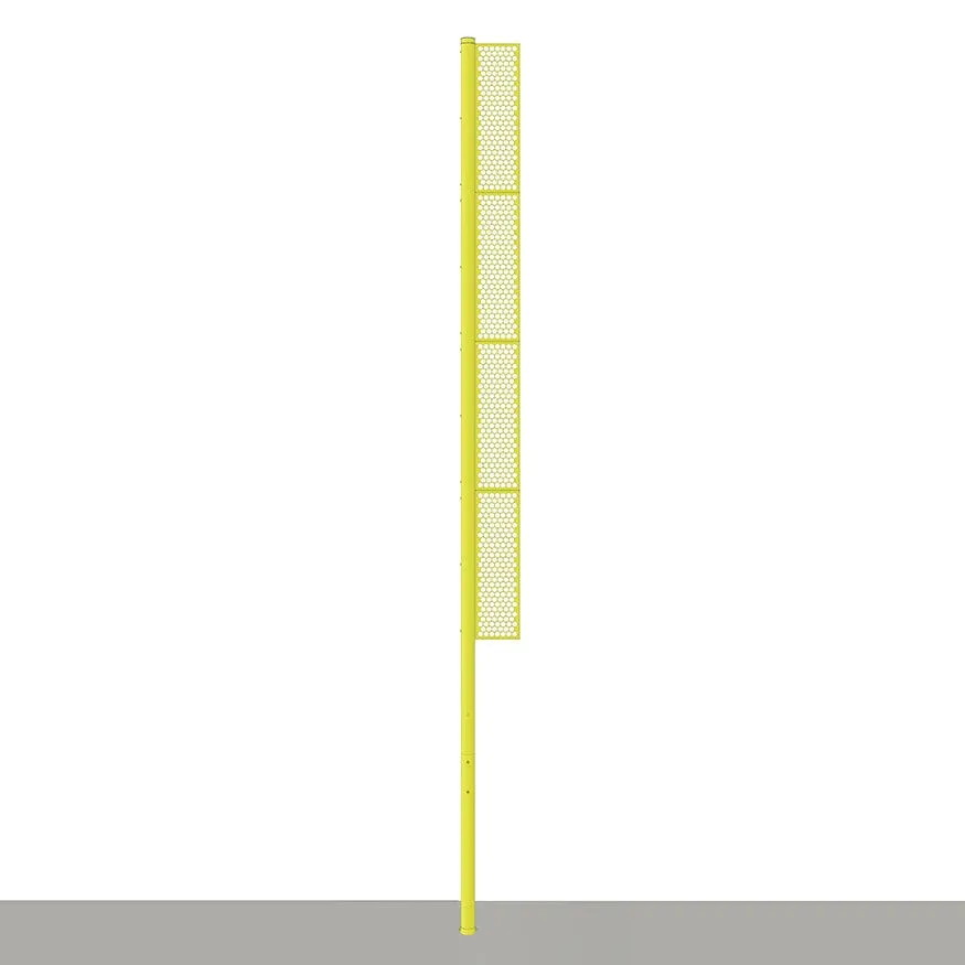 Jaypro Baseball Foul Poles - Professional (30') - (Yellow) BBFP-30