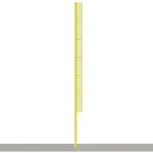 Jaypro Baseball Foul Poles - Professional (40')  (Yellow) BBFP-40