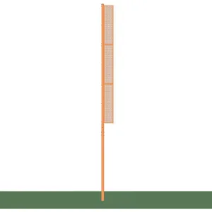 Jaypro Softball Foul Poles - 30' - (Professional) (Surface Mount) SBFP-30SM
