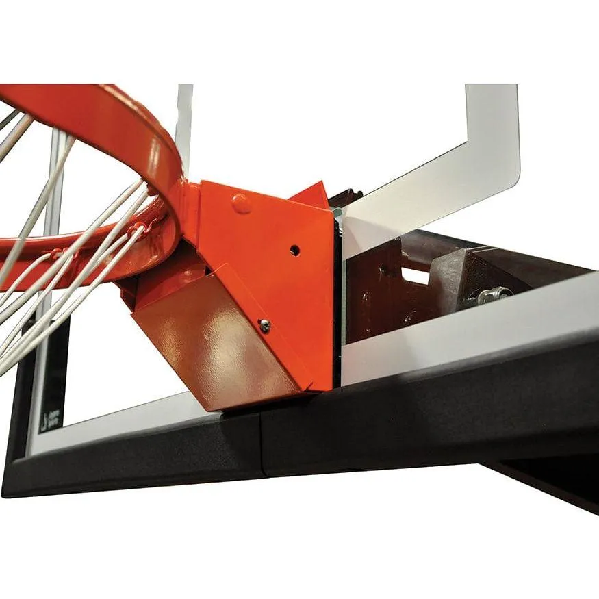 Jaypro Titan Basketball System Adjustable Series 6 in.x 8 in. Pole with 4 ft. Offset 72 in. Backboard CV684A