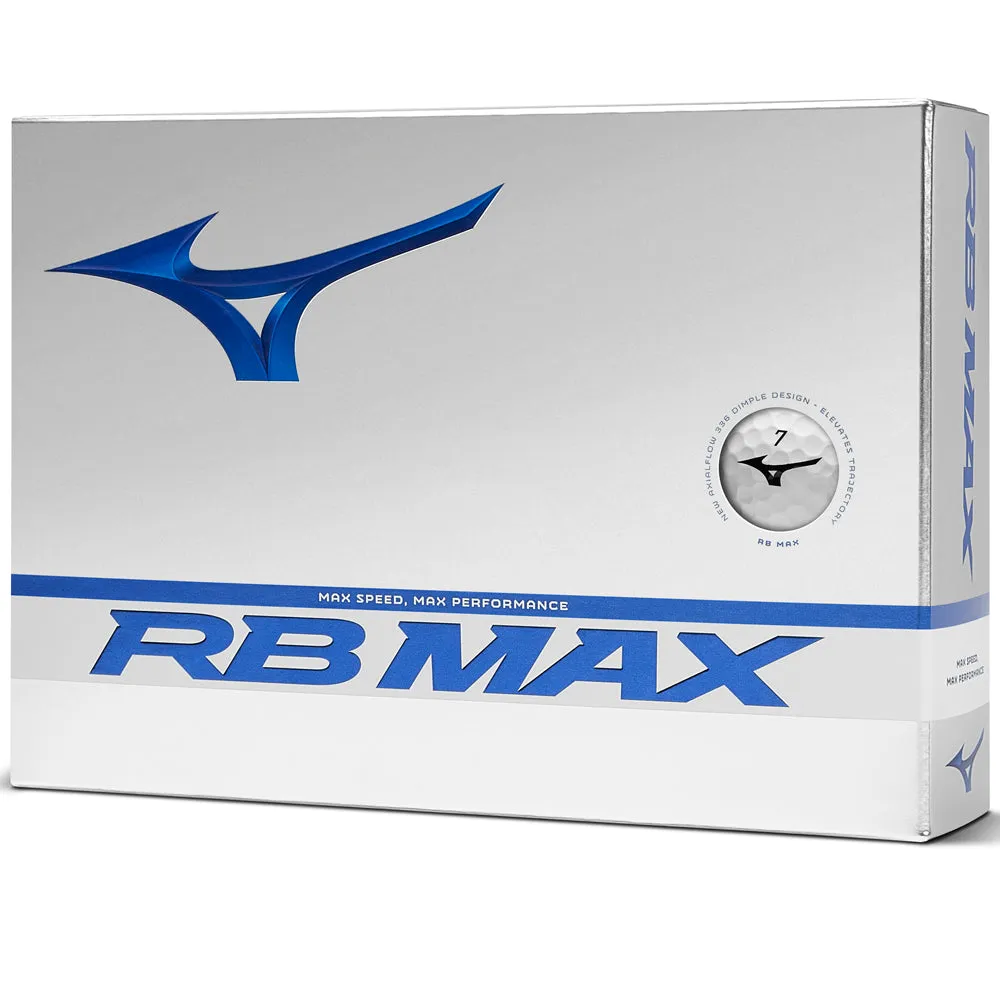 Mizuno RB Max Golf Balls - White - 12 Pack