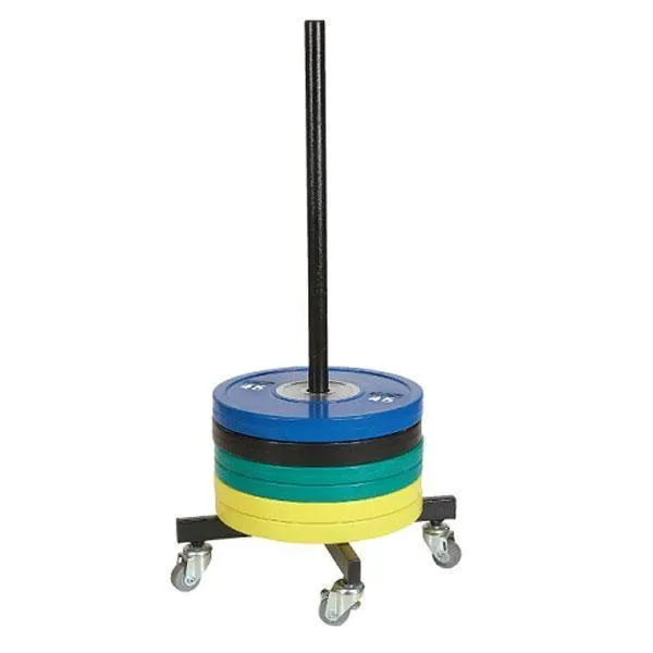 Morgan Bumper Plate Stacker With Wheels