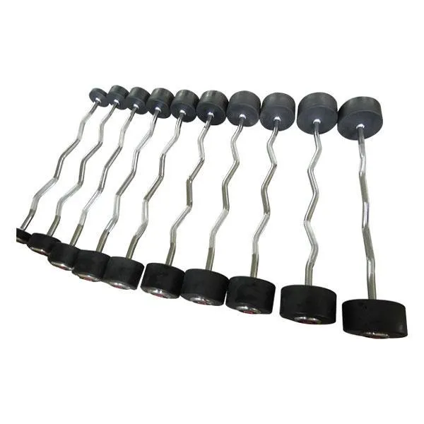 Muscle Motion Fixed Curl Barbell And Rack Package 10kg-55kg