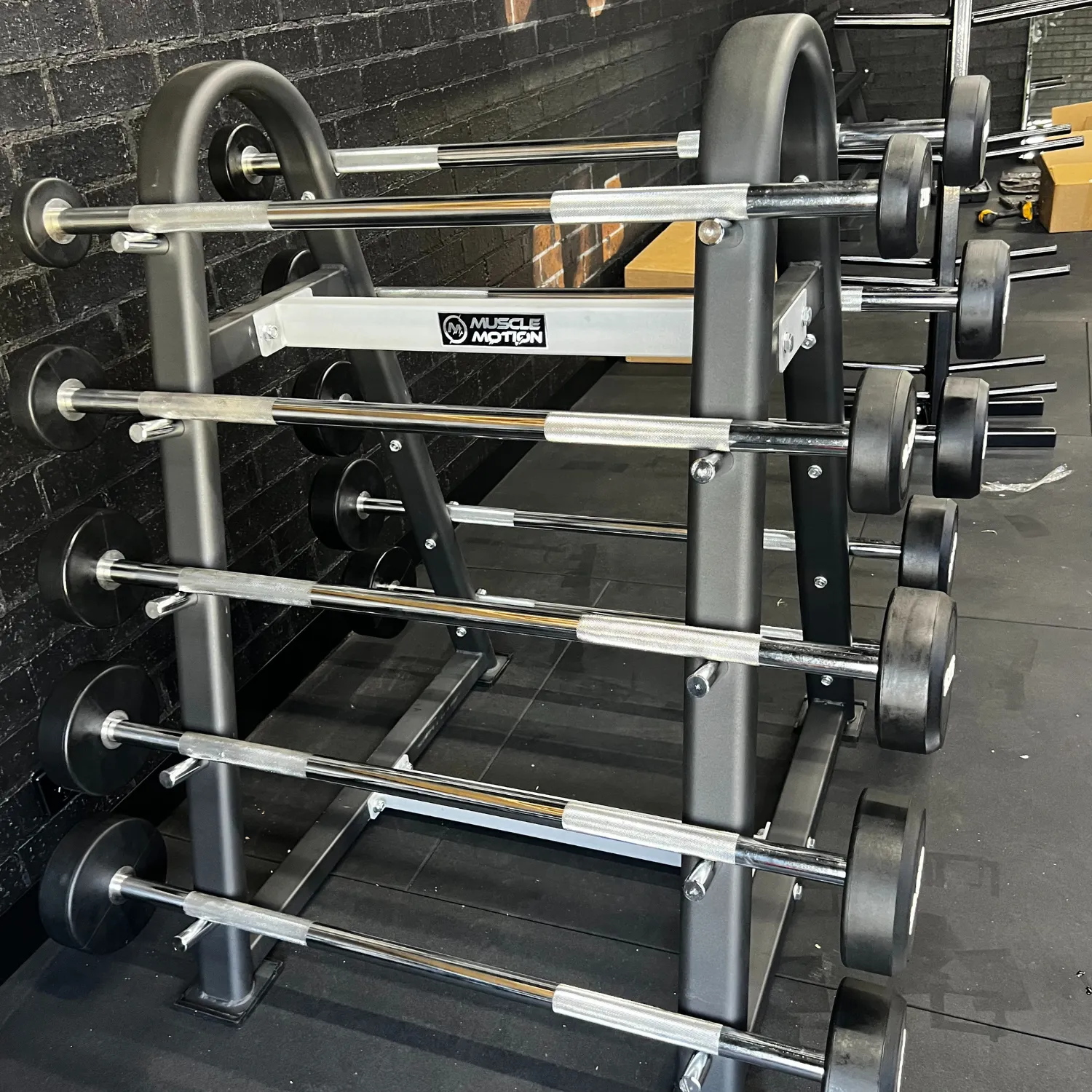 Muscle Motion Fixed Curl Barbell And Rack Package 10kg-55kg