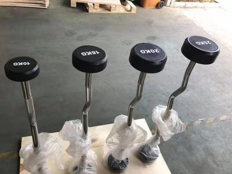 Muscle Motion Fixed Curl Barbell And Rack Package 10kg-55kg