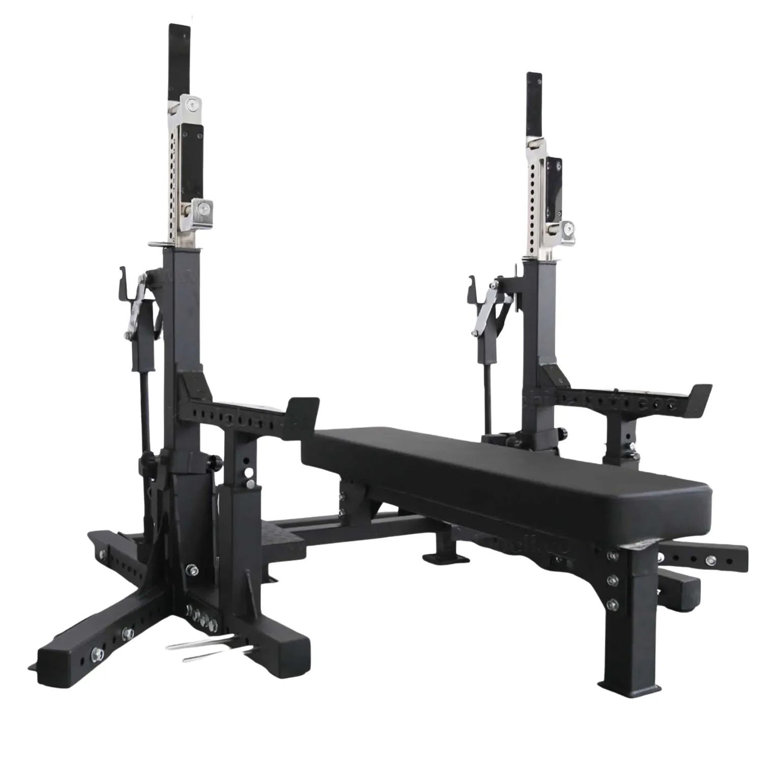 Muscle Motion IPF Commercial Powerlifting Rack Bench Press Combo Rack