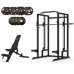 Muscle Motion Valor Power Rack with Smith Machine Package