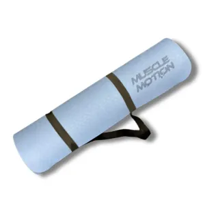 Muscle Motion Yoga Mat - Reversible - Grey Blue / Baby Blue
