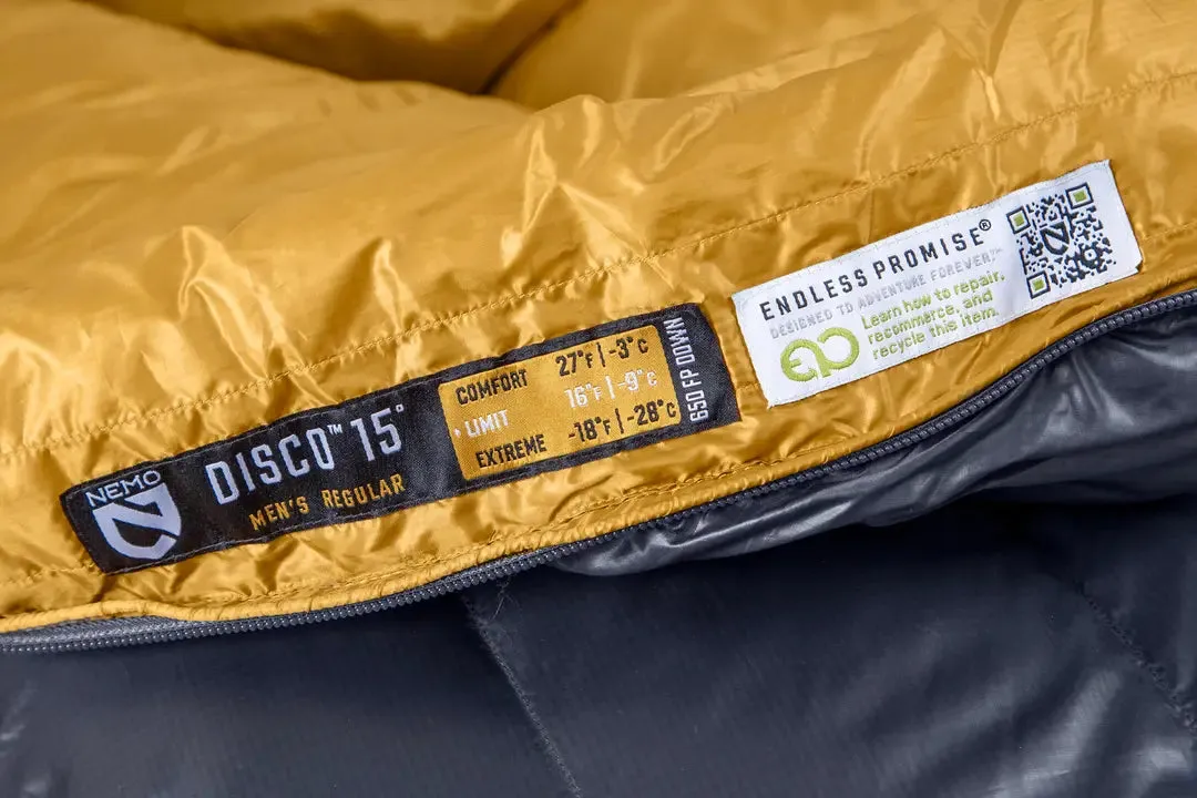 NEMO | Disco Mens Endless Promise Down Sleeping Bag 15F