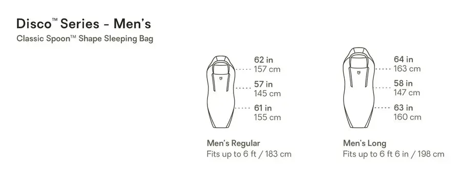 NEMO | Disco Mens Endless Promise Down Sleeping Bag 15F