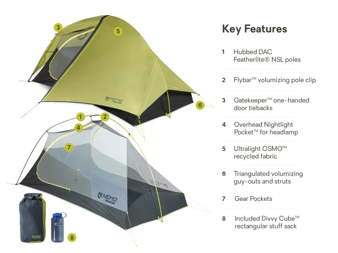 NEMO | Hornet OSMOUltralight Backpacking Tent 2P