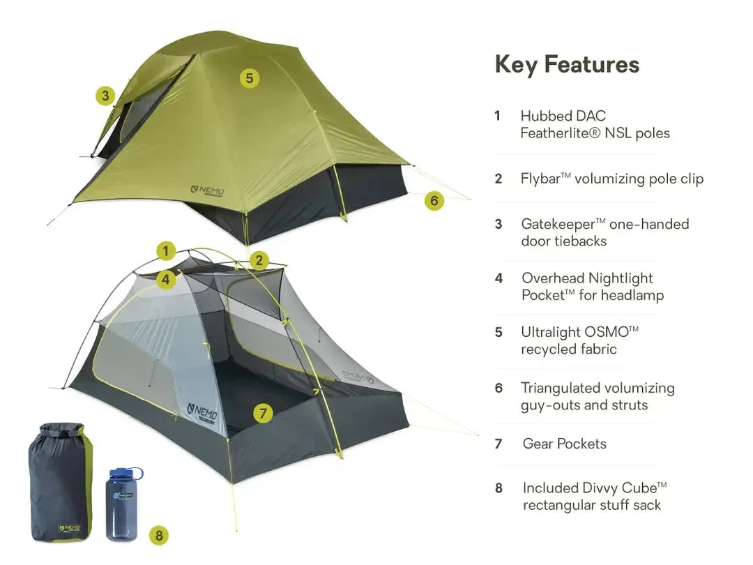 NEMO | Hornet OSMOUltralight Backpacking Tent 3P