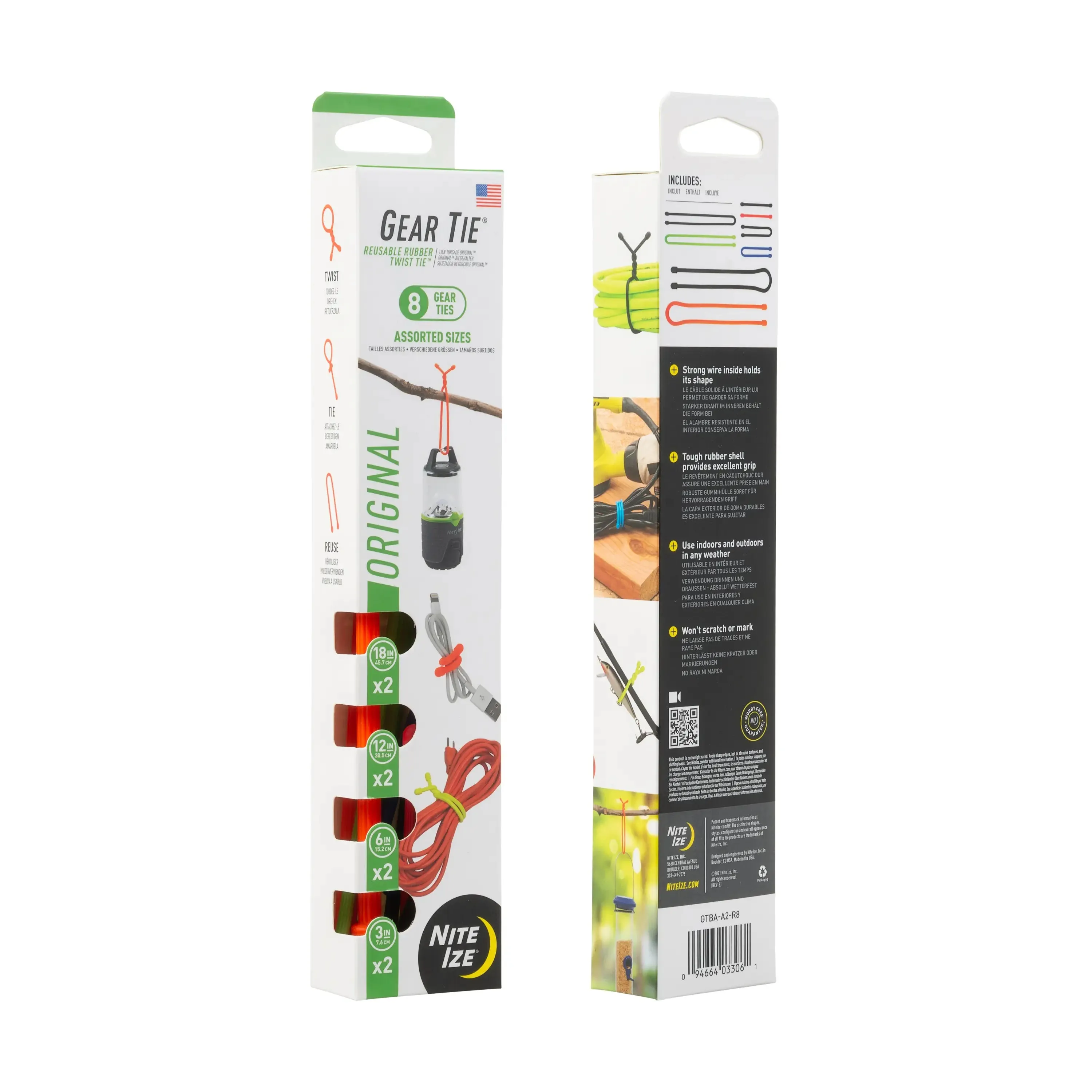 Nite Ize | Gear Tie Assorted Packs