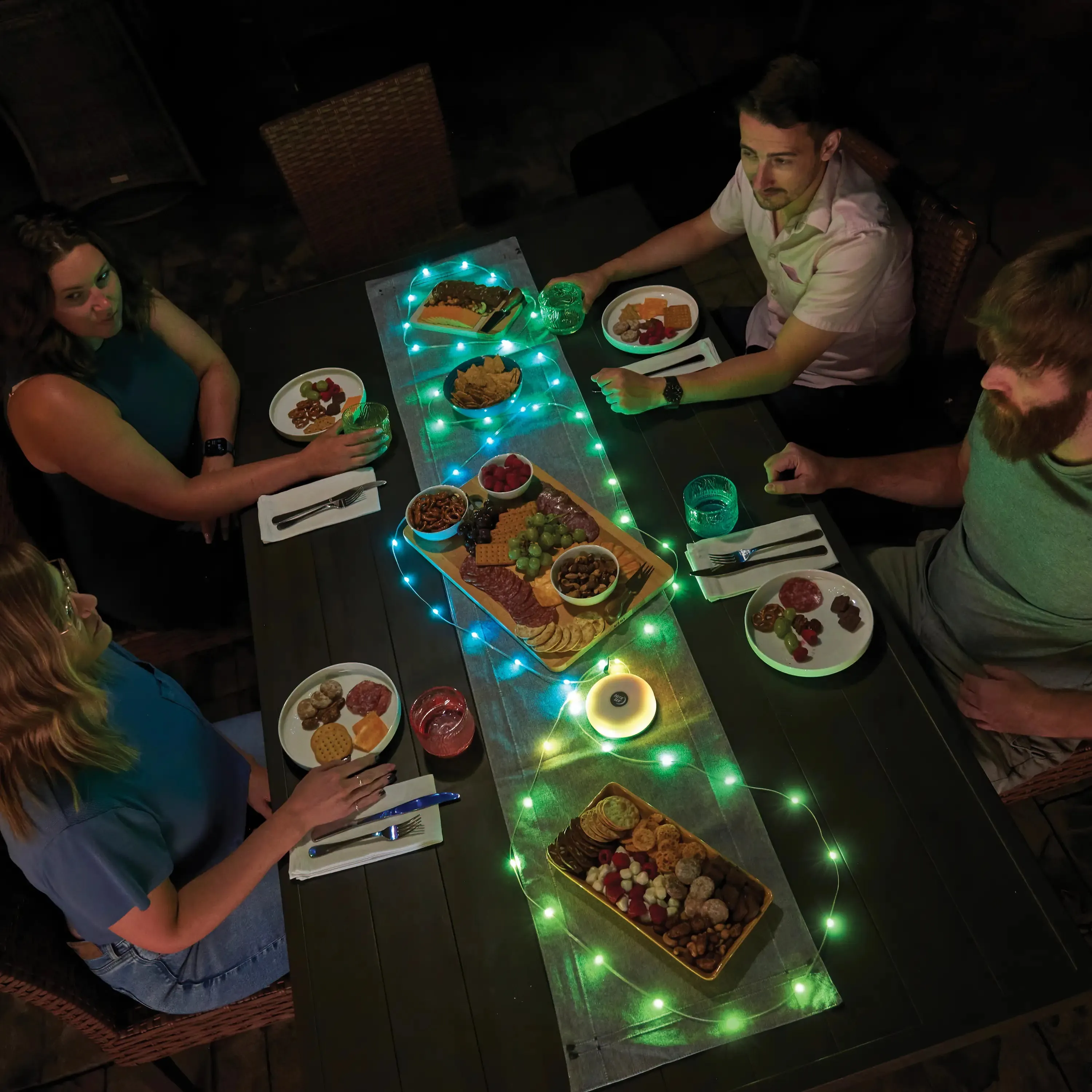 Nite Ize | Radiant StarLit Rechargeable Lantern   String Light - Disc-O Select