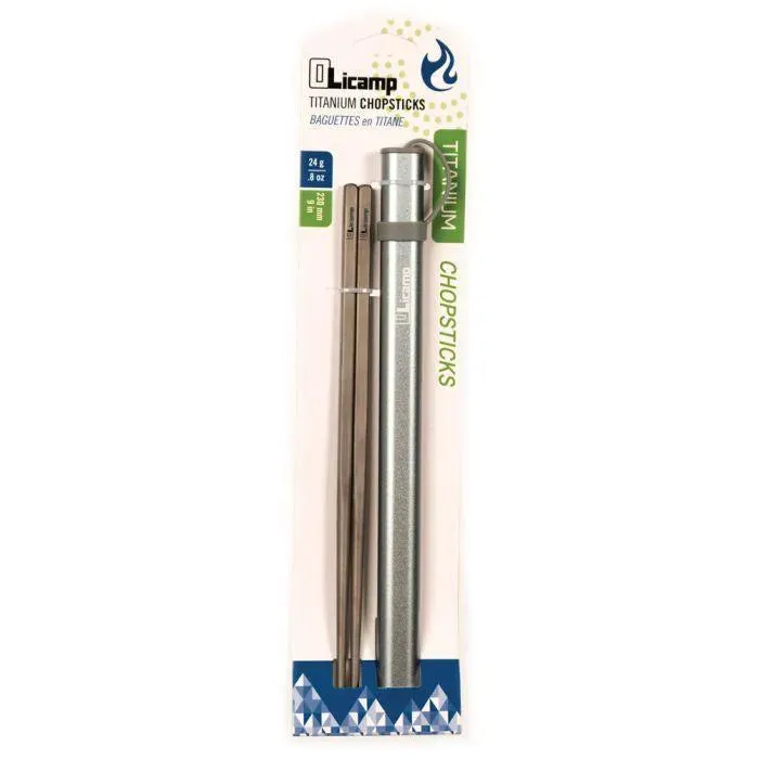 Olicamp | Titanium Chopstix With Case