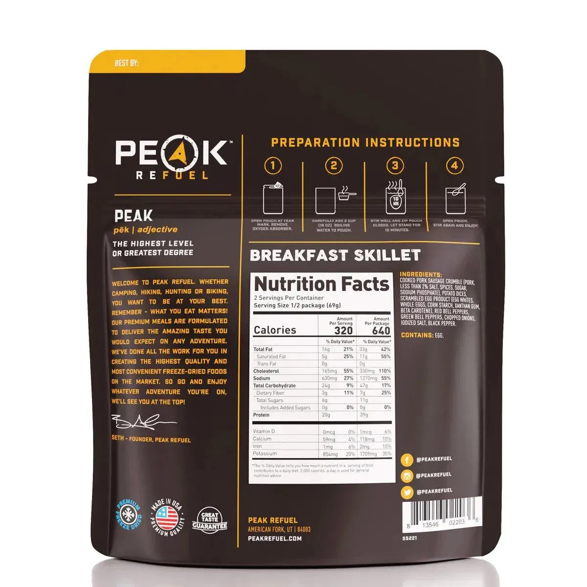 Peak Refuel | Breakfast Skillet