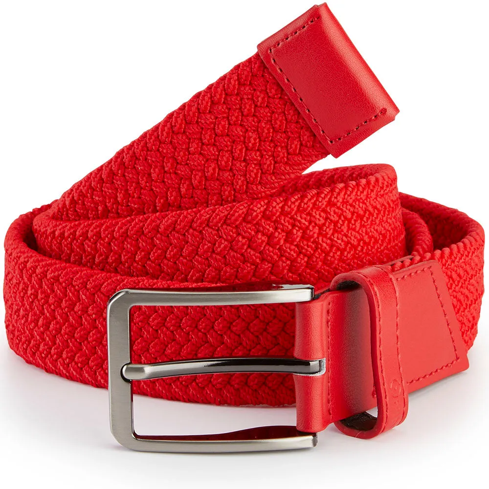 Ping Stretch Webbing Belt - Poppy