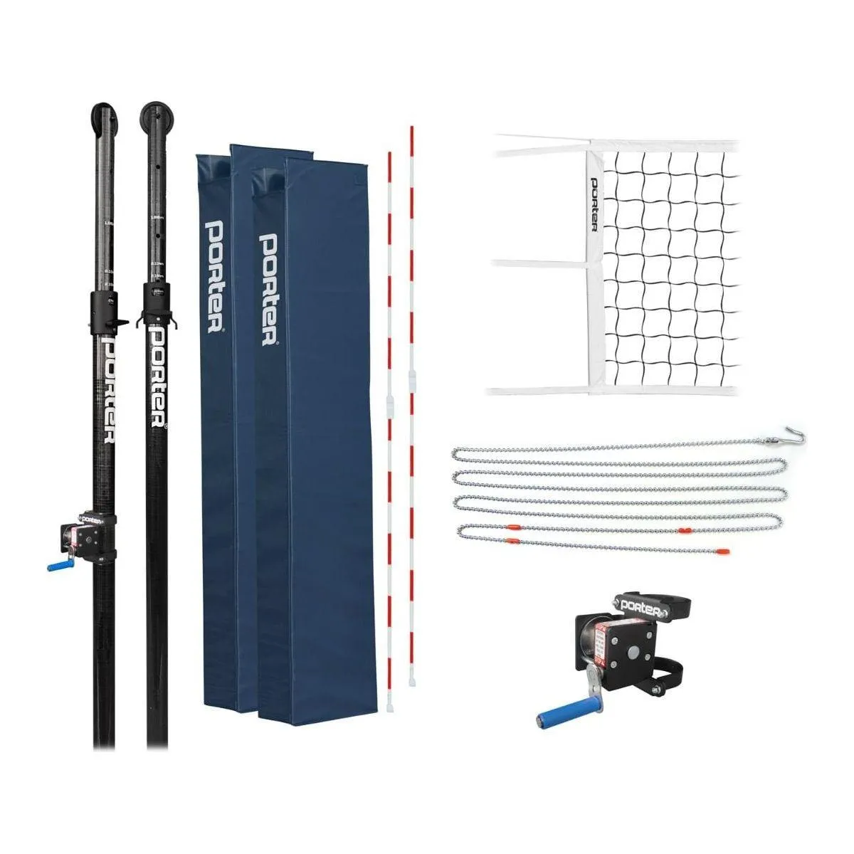 Porter 3" Powr Carbon II VB Competition Volleyball System 20931