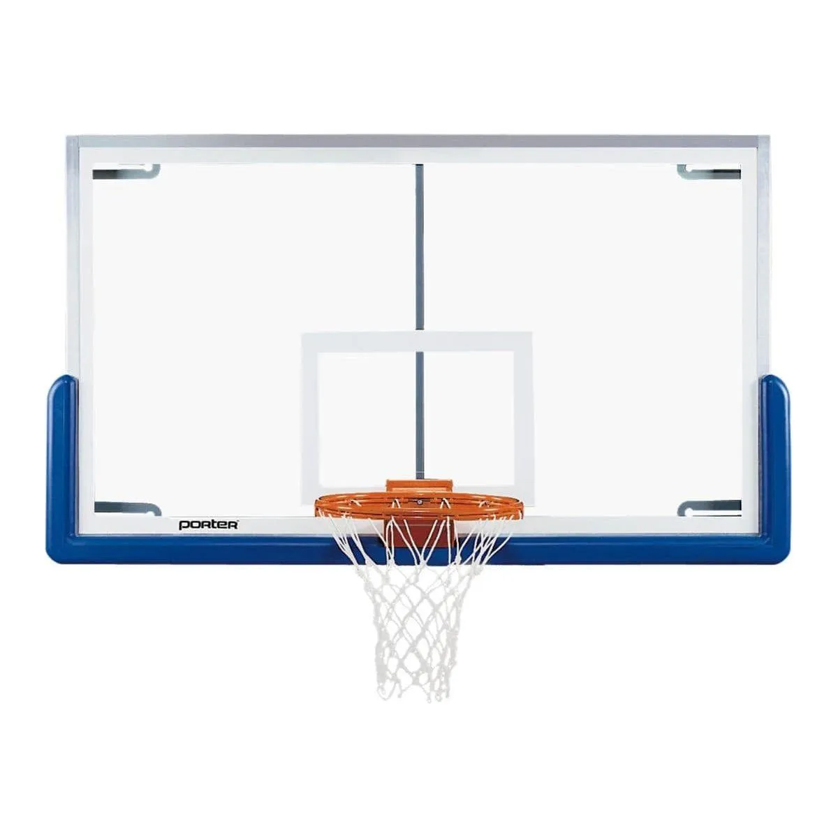 Porter 72"X42" Glass Pro Strut Basketball Backboard Package 20410CXX