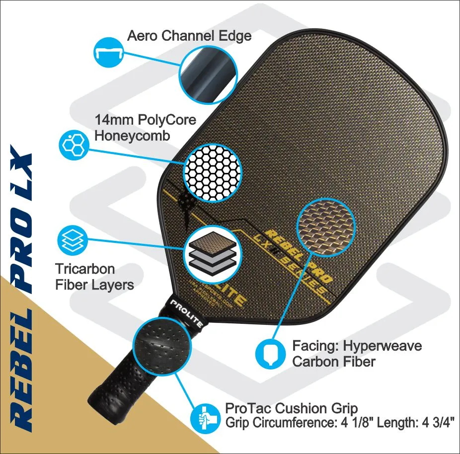 Prolite Rebel Pro LX Pickleball Paddle