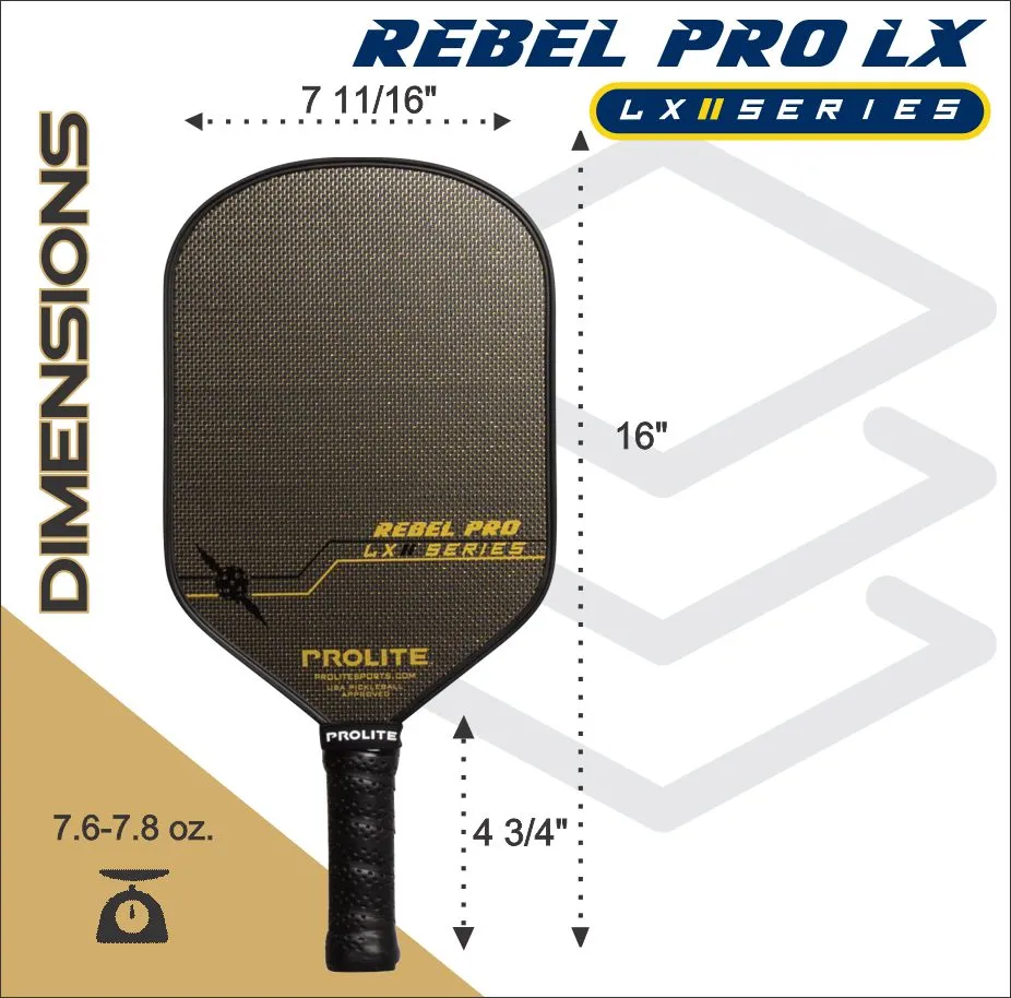 Prolite Rebel Pro LX Pickleball Paddle