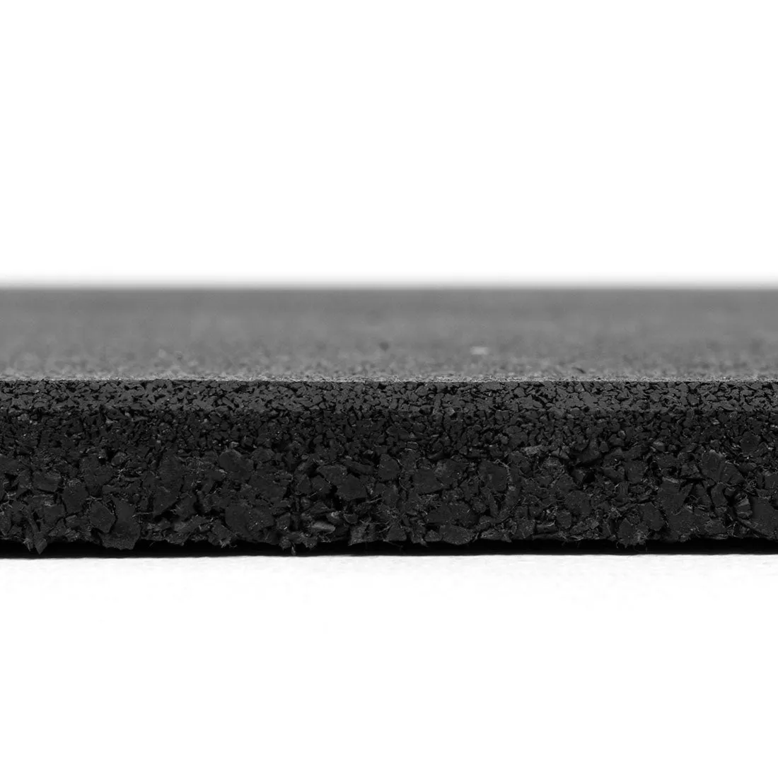 Rubber Gym Flooring Tile - 15mm - Black Smai