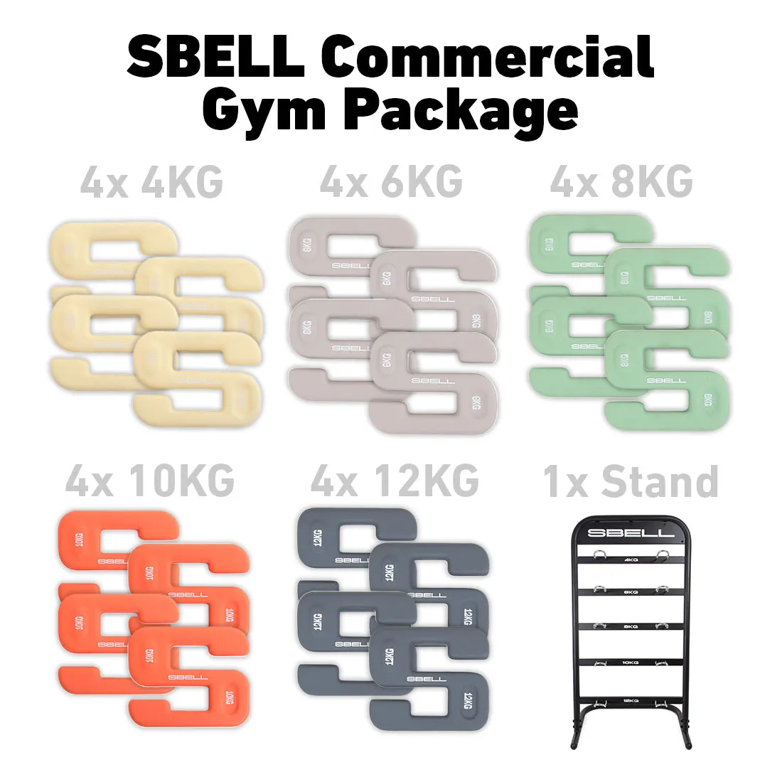 SBELL Commercial Gym Package Smai