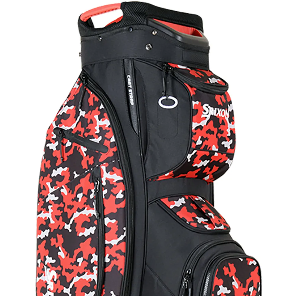 Srixon Premium Cart Bag - Black/Red Camo