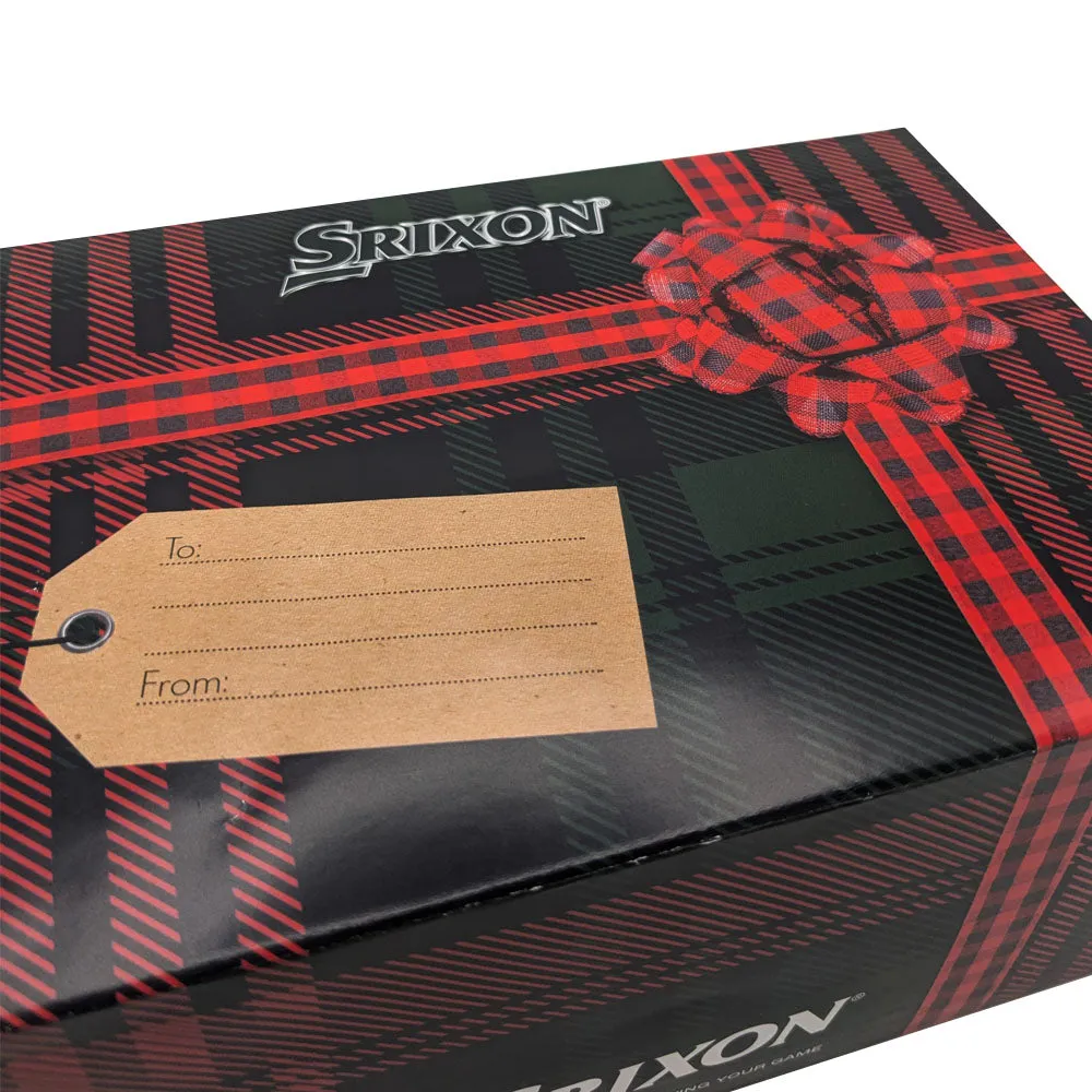 Srixon Soft Feel Golf Balls - White - Festive Double Dozen