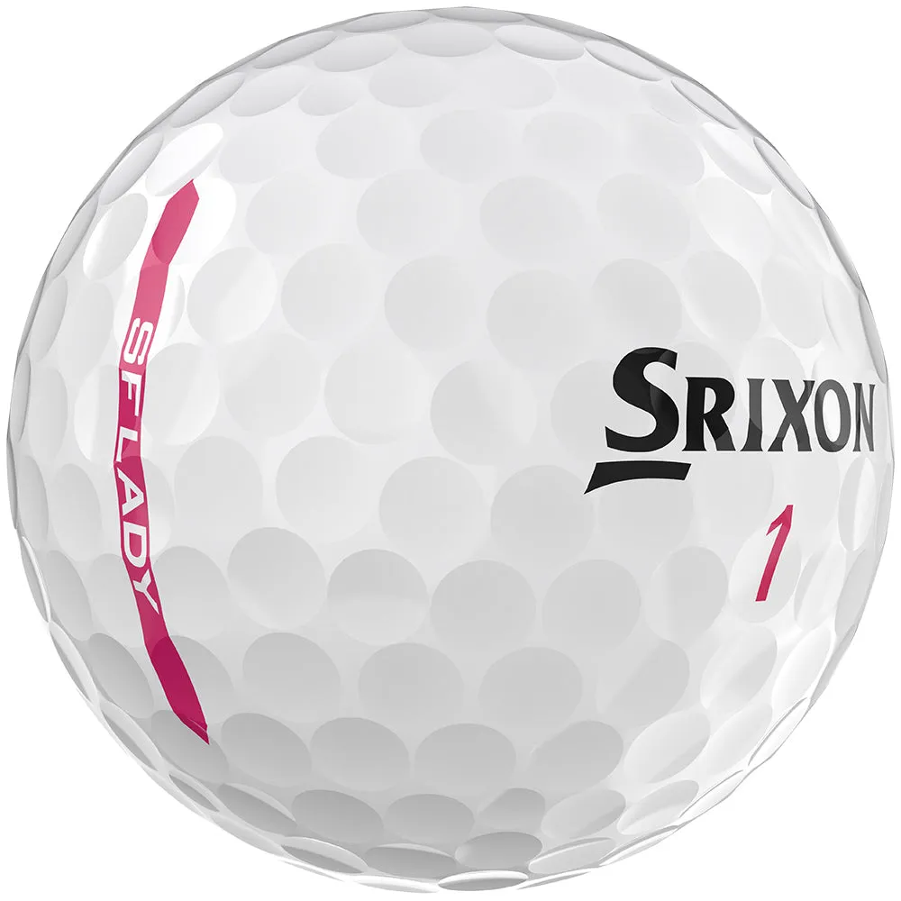 Srixon Soft Feel Lady Golf Balls - Soft White - Double Dozen